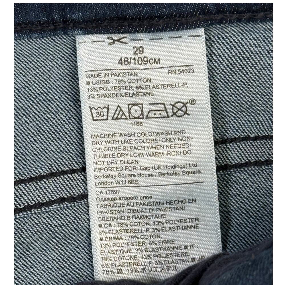 Banana Republic Woman's sailor pocket Flare Leg Jean, dark blue, 29 $98 - Picture 7 of 8
